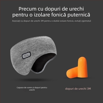 Protecții auditive izolante pentru somn pe o parte, pluș, izolare fonică, adulți, pentru ciclism