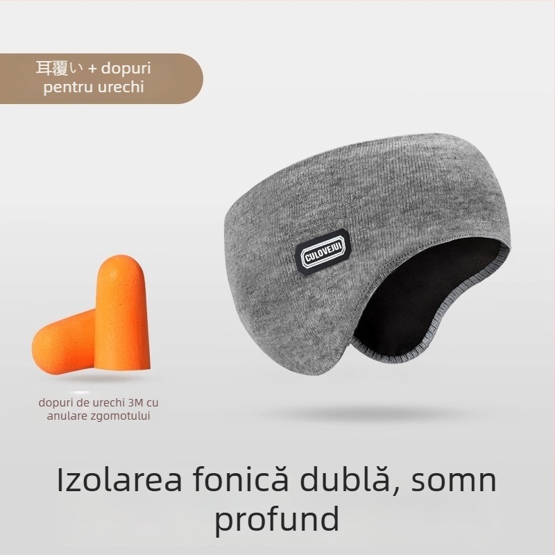 Protecții auditive izolante pentru somn pe o parte, pluș, izolare fonică, adulți, pentru ciclism