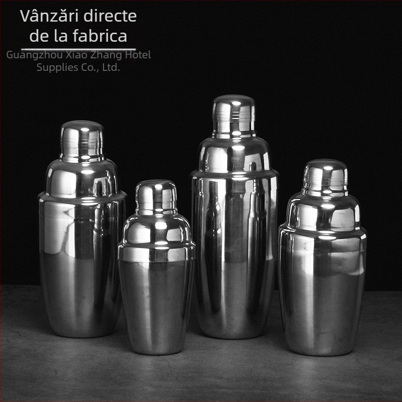 Shaker pentru cocktail din oțel inoxidabil întărit 304, stil modern minimalist, model xhy666, brand Xiao Zhang