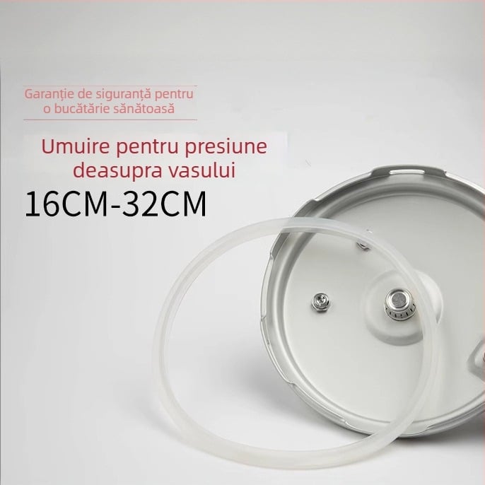 Garnitură de etanșare pentru oală sub presiune, cauciuc, universal compatibil, model 1