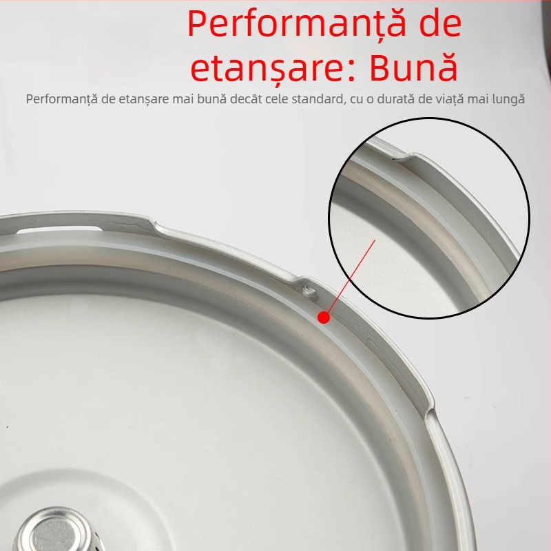 Garnitură de etanșare pentru oală sub presiune, cauciuc, universal compatibil, model 1