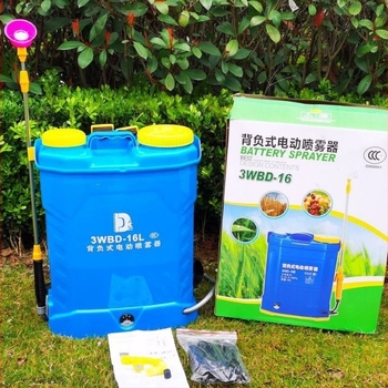 Stropitor electric pentru agricultură cu rucsac inteligent, reîncărcabil și pulverizator electrostatic (Earth • garanție de 1 an • protecția plantelor)