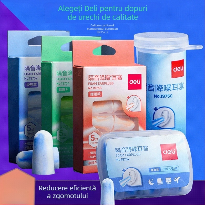 Deli dopuri de urechi antifonice, izolare fonică profesională, modelele 19750, 19752, 19753