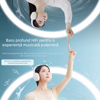 Căști Bluetooth cu anulare zgomot, unisex, pentru interior, utilizare pe tot anul, lansare iarna 2025