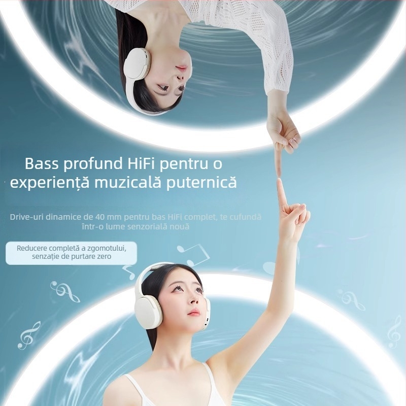 Căști Bluetooth cu anulare zgomot, unisex, pentru interior, utilizare pe tot anul, lansare iarna 2025