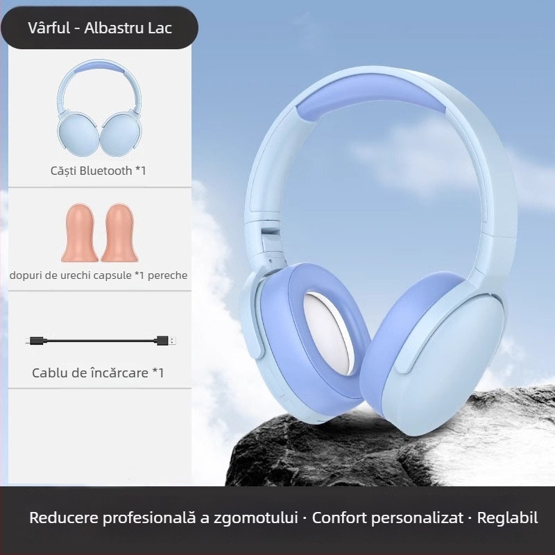 Căști Bluetooth cu anulare zgomot, unisex, pentru interior, utilizare pe tot anul, lansare iarna 2025