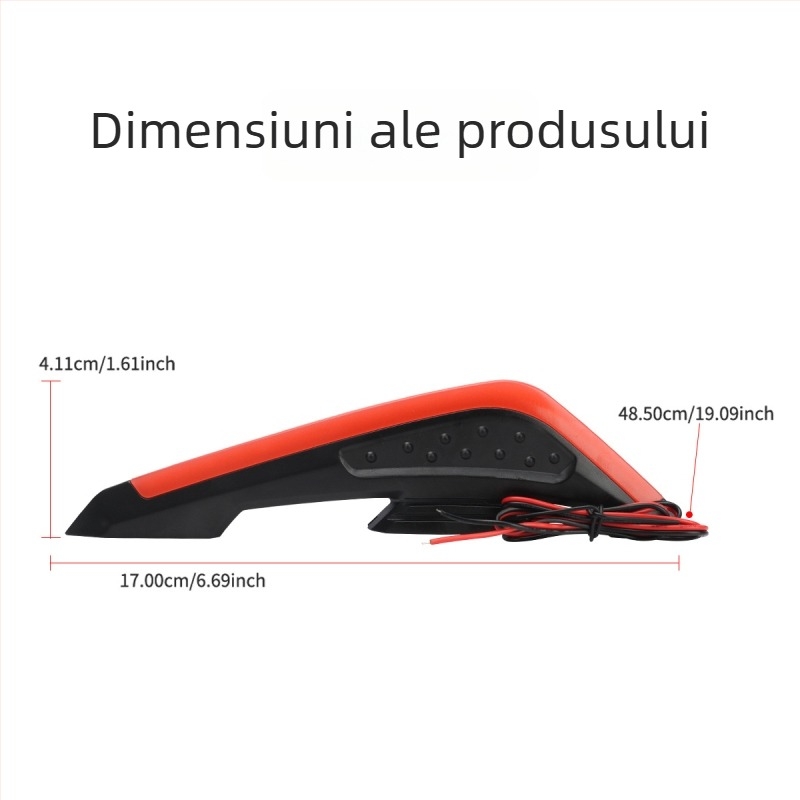 Kevanly Fixed Wing lampă LED ambientală pentru motocicletă, tip universal, 12V, decorative, luminozitate ridicată