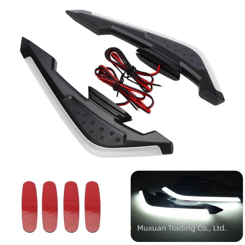 Kevanly Fixed Wing lampă LED ambientală pentru motocicletă, tip universal, 12V, decorative, luminozitate ridicată