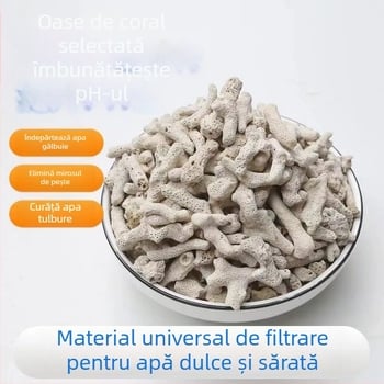 Medii de filtrare din piatră de coral pentru acvariu – Material ABS, set complet de filtre, echipament acvariu