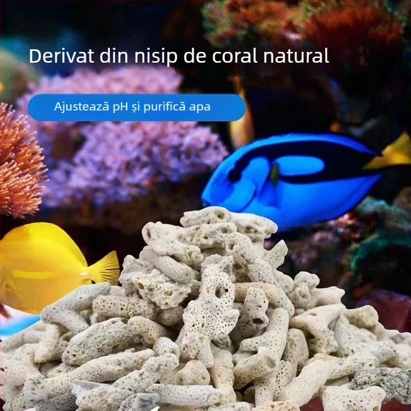 Medii de filtrare din piatră de coral pentru acvariu – Material ABS, set complet de filtre, echipament acvariu