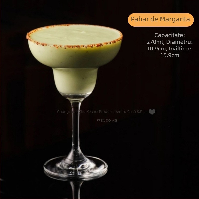 Pahar Martini, din sticlă, capacitate 201–300 ml, stil minimalist modern, pahar de cocktail