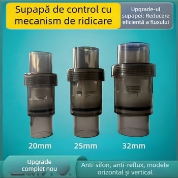 Valvă de verificare pentru acvariu din ABS, DIY anti-retur, rezervor inferior de filtrare, intrare/ieșire apă