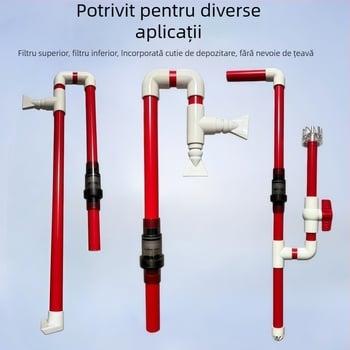 Valvă de verificare pentru acvariu din ABS, DIY anti-retur, rezervor inferior de filtrare, intrare/ieșire apă