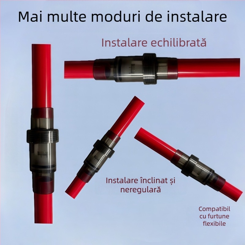 Valvă de verificare pentru acvariu din ABS, DIY anti-retur, rezervor inferior de filtrare, intrare/ieșire apă