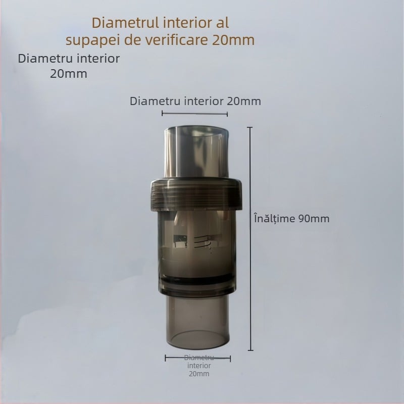Valvă de verificare pentru acvariu din ABS, DIY anti-retur, rezervor inferior de filtrare, intrare/ieșire apă