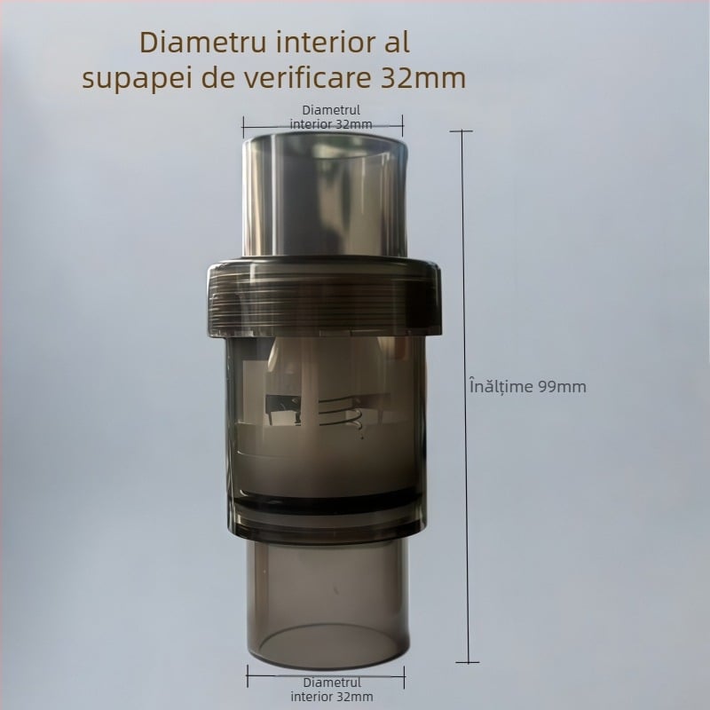 Valvă de verificare pentru acvariu din ABS, DIY anti-retur, rezervor inferior de filtrare, intrare/ieșire apă