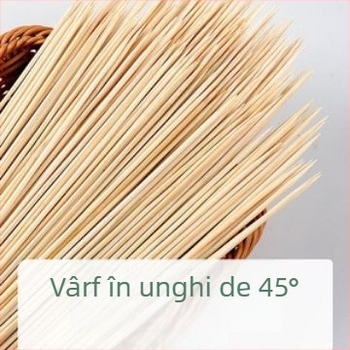 Bețe de bambus de unică folosință pentru grătar – Good and Clean, seria BBQ, bambus Moso, origine Guangdong, produs premium