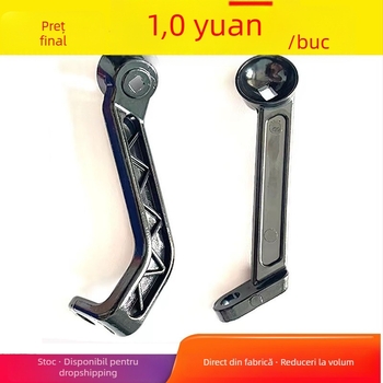 Suport pentru telefon pentru motocicletă, bază din aliaj de aluminiu, pentru oglindă retrovizoare și ghidon