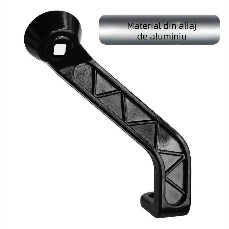 Suport pentru telefon pentru motocicletă, bază din aliaj de aluminiu, pentru oglindă retrovizoare și ghidon