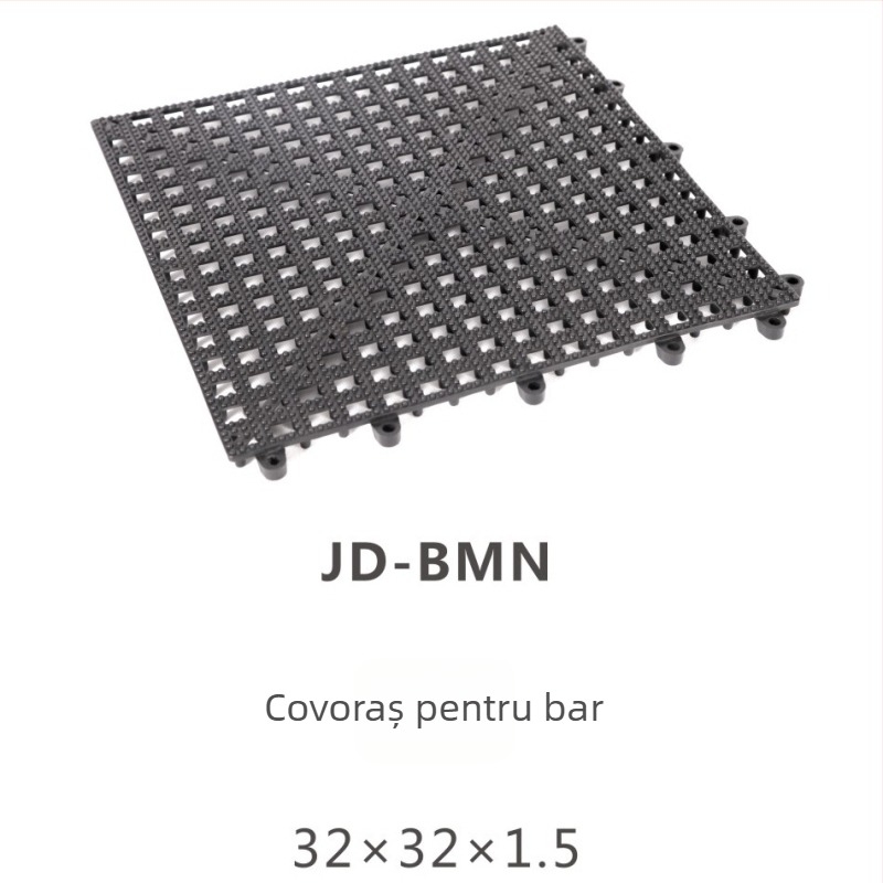 Set de unelte pentru bar: sticlă de antrenament, covoraș pentru bar, cutie cu sare, cutie cu fructe, clemă pentru gheață, lopățică pentru gheață și ceașcă shaker — JD Brand, plastic, stil modern minimalist, lansat primăvara 2013, ambalaj individual.