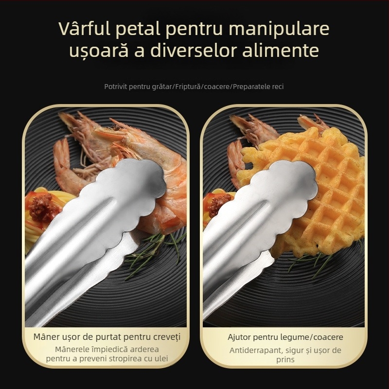 Clips pentru alimente din oțel inoxidabil 201 – anti-arzare, rezistent la temperaturi ridicate, antiderapant, multifuncțional