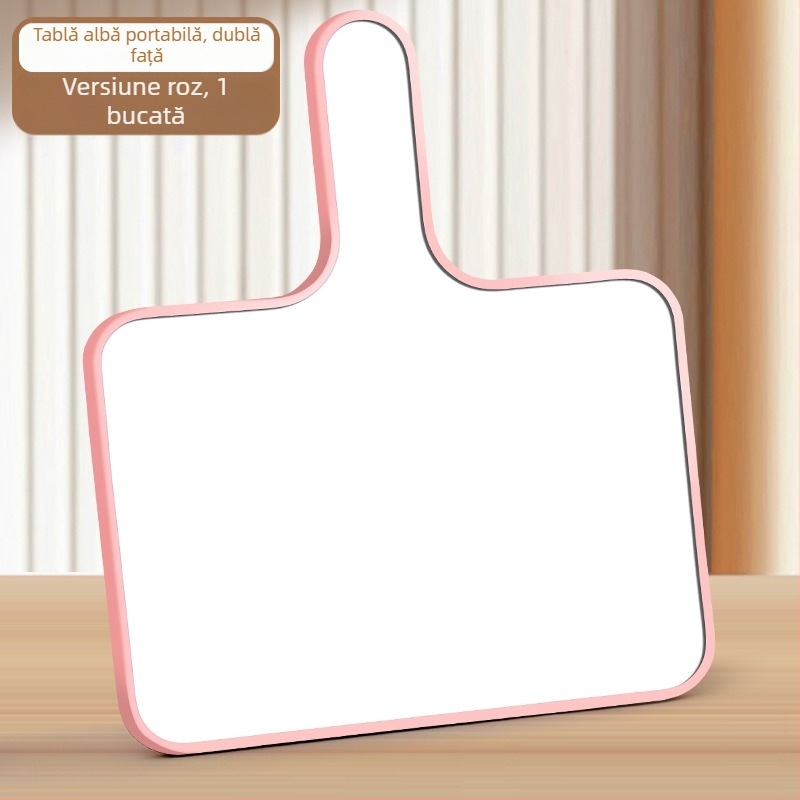 Reverse tablă albă portabilă, cu două fețe, din plastic, cadru și panou din plastic, model FZ-3986, marca Reverse.