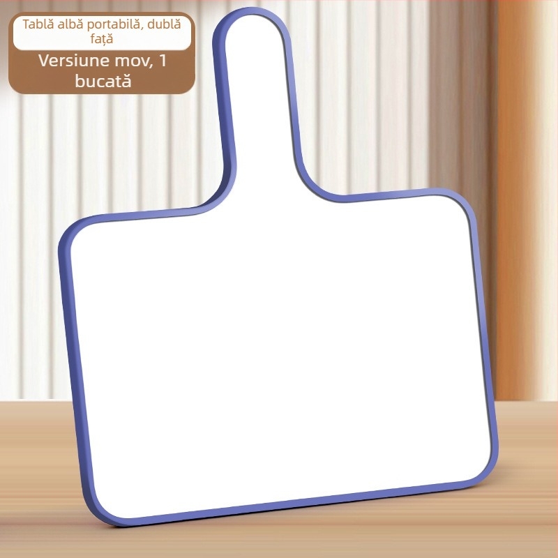 Reverse tablă albă portabilă, cu două fețe, din plastic, cadru și panou din plastic, model FZ-3986, marca Reverse.
