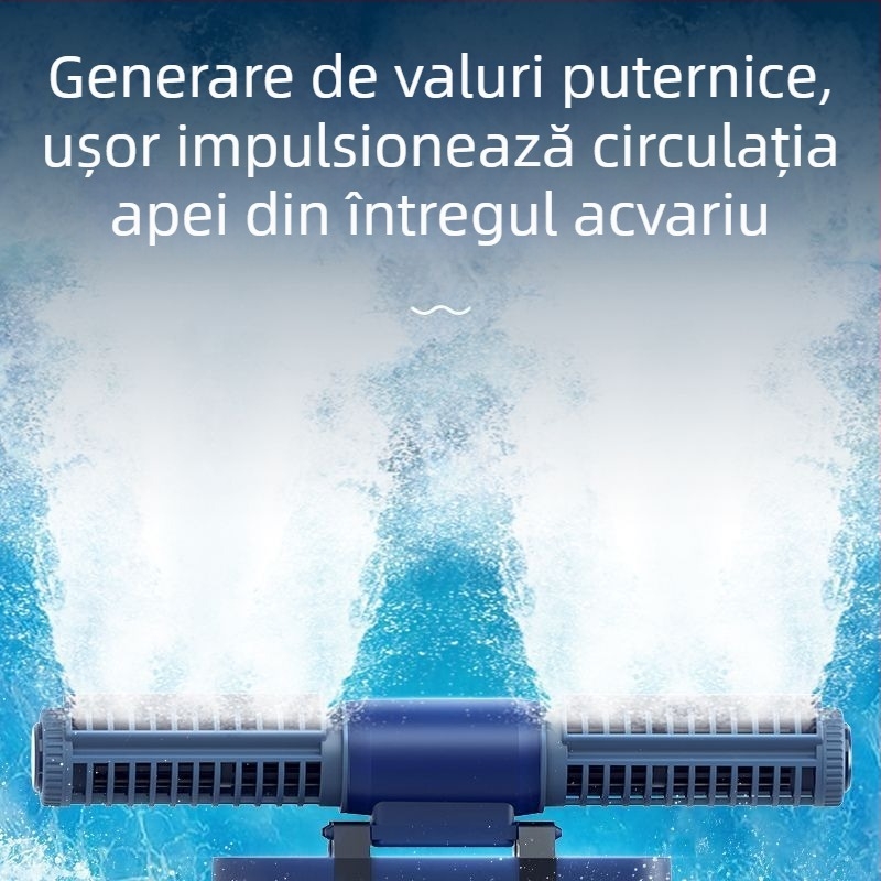 SQG Pompa de circulație pentru acvariu — extrem de silențioasă, frecvență variabilă, submersibil, generator de valuri cu flux transversal