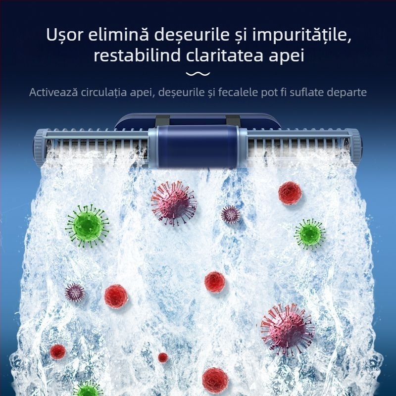 SQG Pompa de circulație pentru acvariu — extrem de silențioasă, frecvență variabilă, submersibil, generator de valuri cu flux transversal