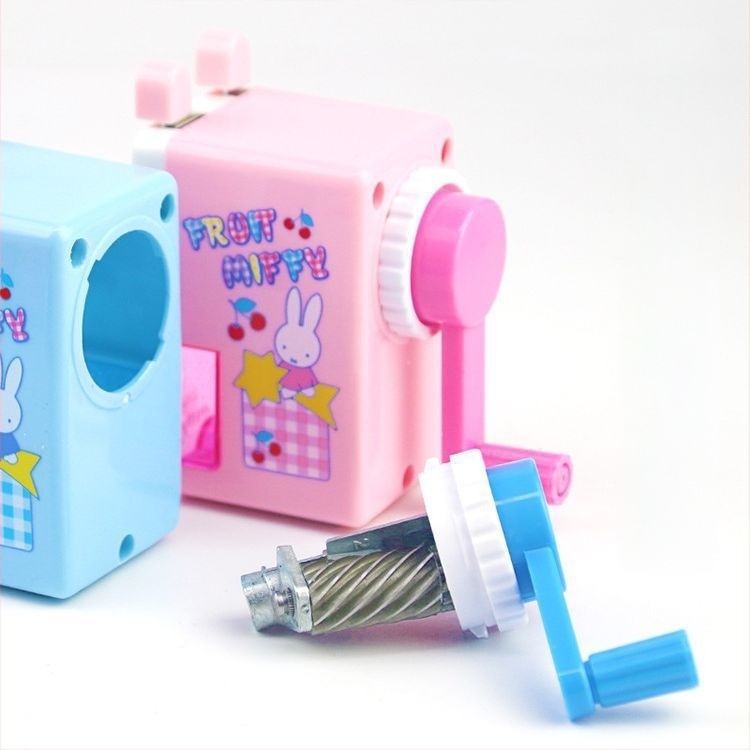 Ascuțitoare de creioane manuală – Miffy, Model 906e2 – Plastic, formă pătrată, 140 g