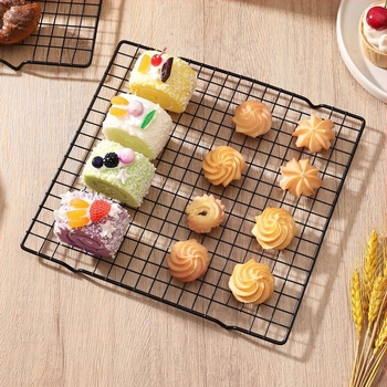 Rack de răcire pentru panificație – oțel inoxidabil, pătrat; electropolizare și sudură cu puncte; multifuncțional, ușor de curățat, rezistent la rugină, antiaderent