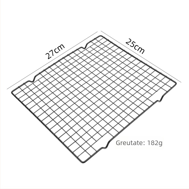Rack de răcire pentru panificație – oțel inoxidabil, pătrat; electropolizare și sudură cu puncte; multifuncțional, ușor de curățat, rezistent la rugină, antiaderent