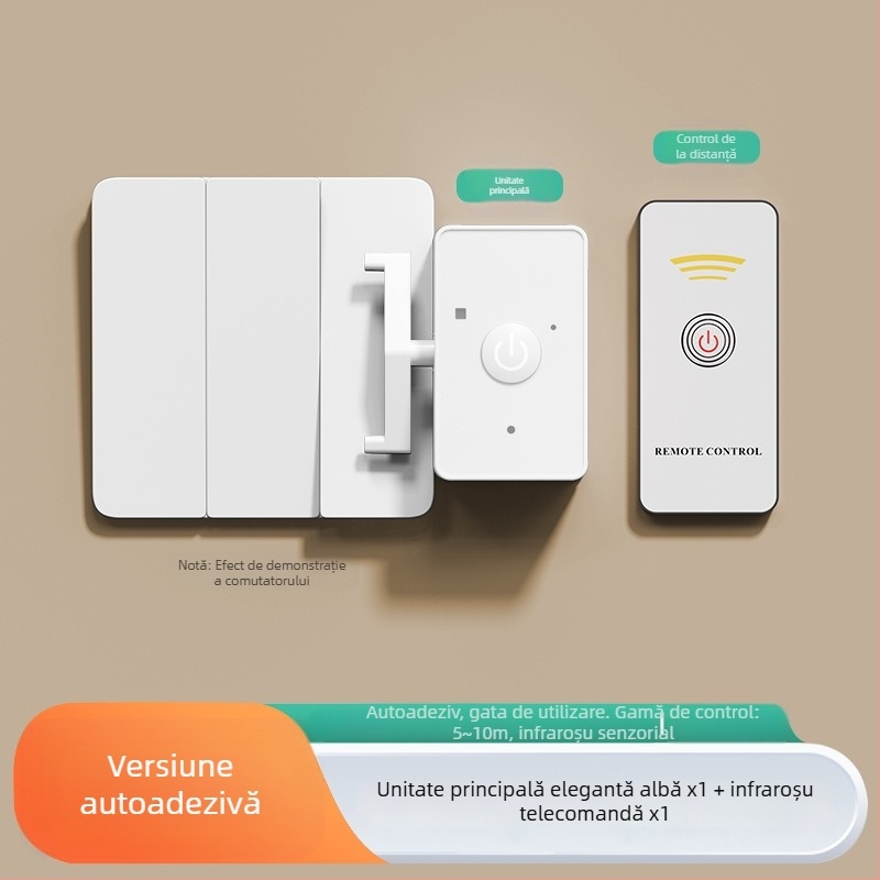 Qida Comutator Wireless cu Telecomandă pentru Cămin/Locuință – IR, 0–40°C