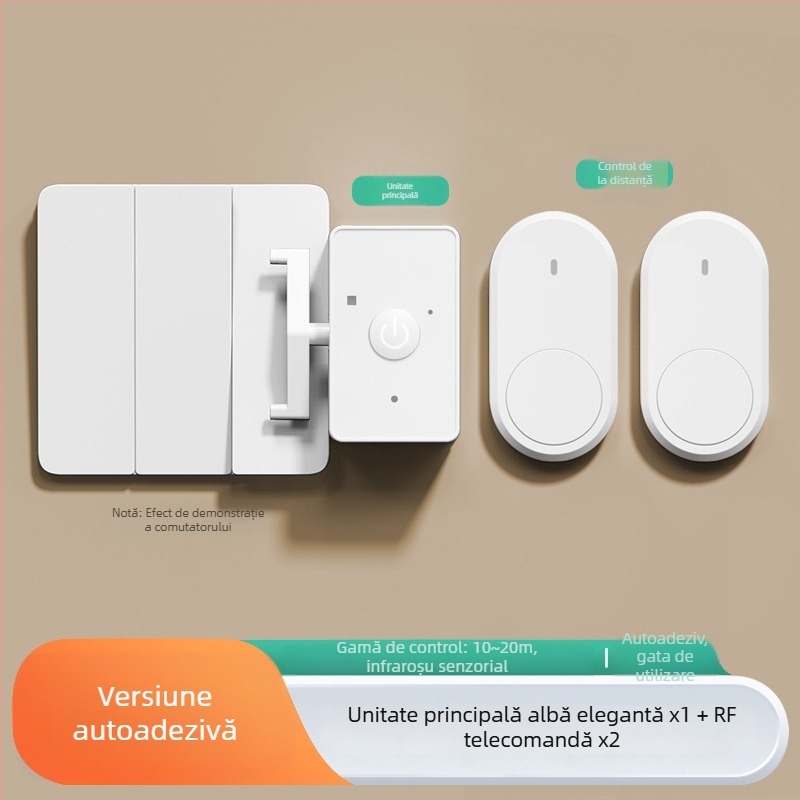 Qida Comutator Wireless cu Telecomandă pentru Cămin/Locuință – IR, 0–40°C