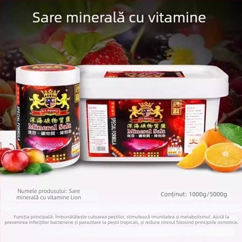 Golden Lion Sare de mare pentru acvariu – Sare minerală pentru pești ornamentali, echipament pentru acvariu