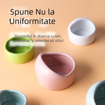 Papagal – Bol ceramic de apă și recipient de hrană pentru cușcă – Material: Alt; Origine: Alt; Potrivit pentru acvariu; Alimentare manuală doar