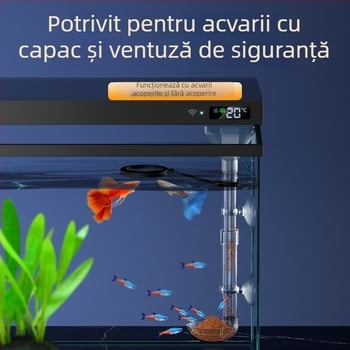 Tub retractabil de hrănire pentru acvariu, pentru pești, creveți și țestoase — hrănire manuală, brand Water Island Chronicle, cutie cu 10 buc.
