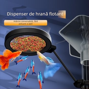 Tub retractabil de hrănire pentru acvariu, pentru pești, creveți și țestoase — hrănire manuală, brand Water Island Chronicle, cutie cu 10 buc.