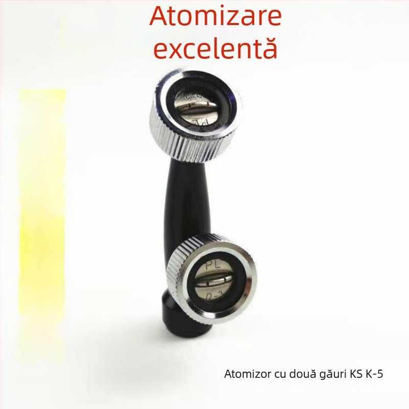 Duza de pulverizare în formă de pală, cu două capete, cu două orificii, presiune înaltă, ceață fină pentru atomizarea în agricultură