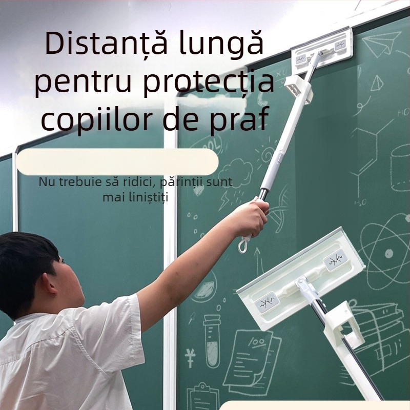 Pânză pentru ștergerea tablei — ștergător special pentru cretă, fără a spăla mâinile, fără praf, utilizare umedă și uscată