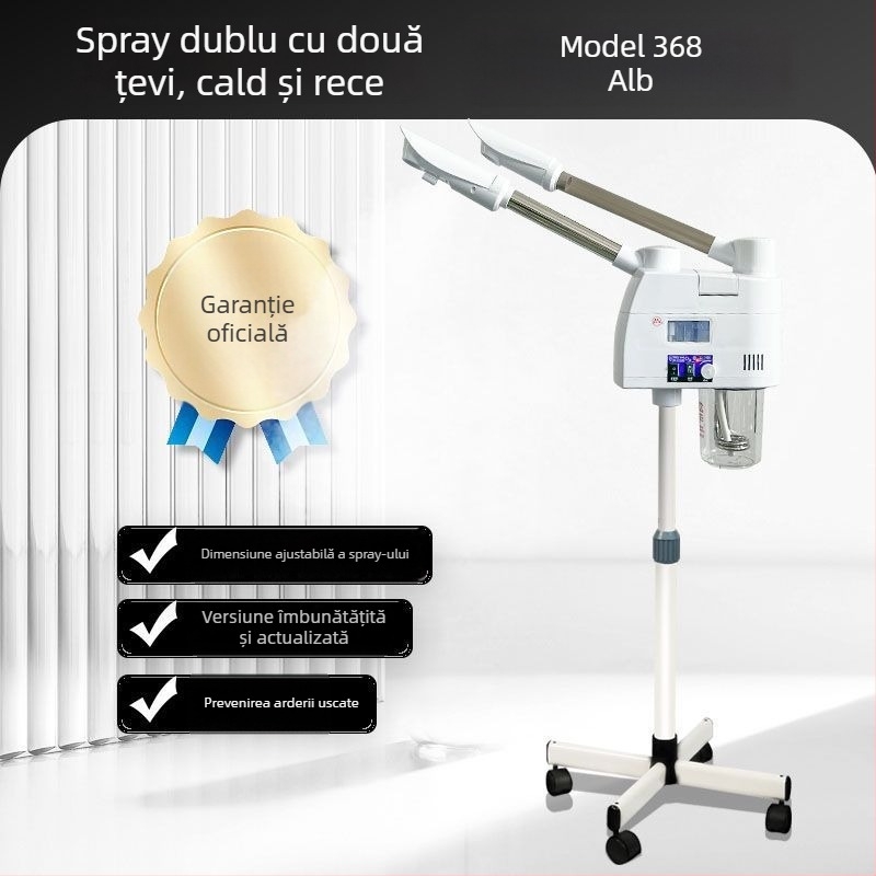 Taidong dispozitiv dual-tub pentru față cu abur cald și rece, 3 niveluri, ceață ≤10 s, fără baterie încorporată
