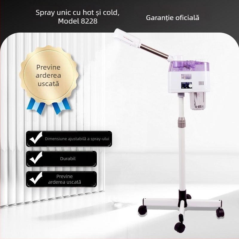 Taidong dispozitiv dual-tub pentru față cu abur cald și rece, 3 niveluri, ceață ≤10 s, fără baterie încorporată