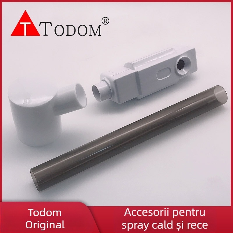 Todom Aparat facial cu abur cald și rece, 3 viteze, spray cald/rece, compresie caldă, fără baterie