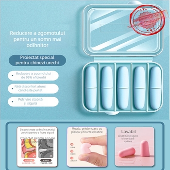 Dopuri de urechi pentru somn — spumă, eficiență simplă, utilizare convențională