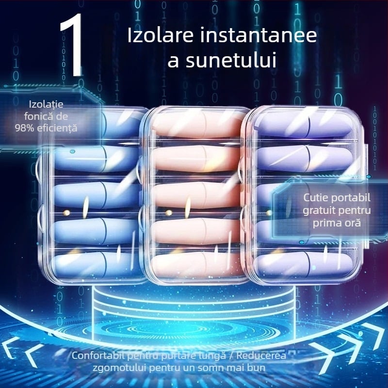 Dopuri de urechi pentru somn — spumă, eficiență simplă, utilizare convențională