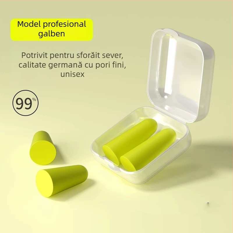 Dopuri de urechi pentru somn — spumă, eficiență simplă, utilizare convențională