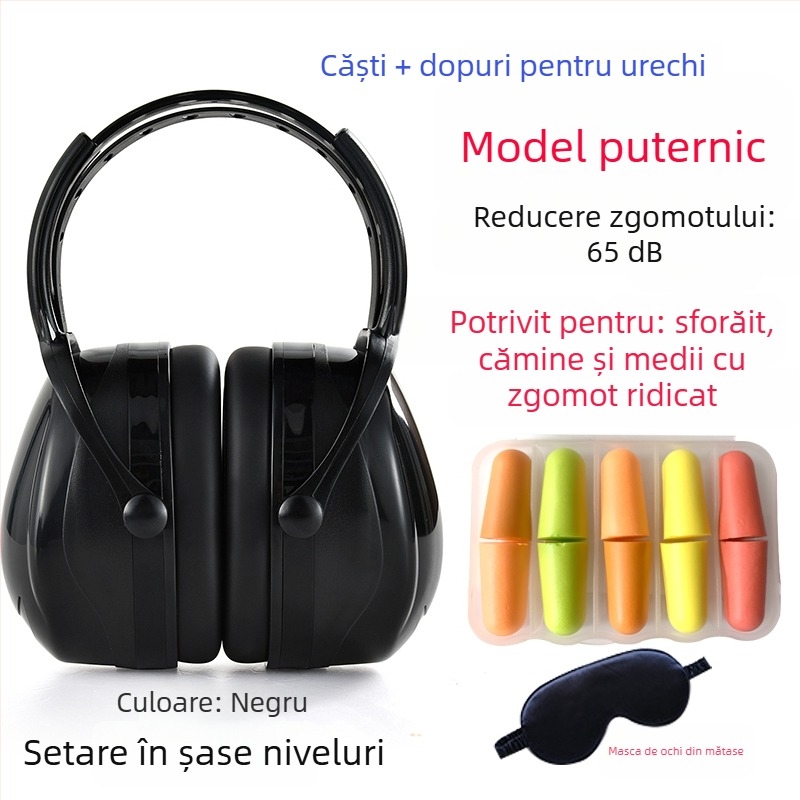 Protecție auditivă pentru somn, Dopuri de urechi anti-zgomot pentru camere în internat, Material: Floare de mătase, Specificații normale