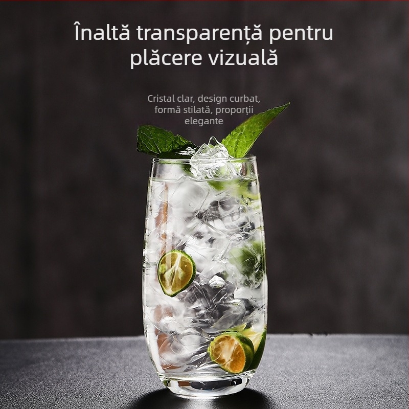 Colin Cup pahar de cocktail – Stil Nordic, sticlă, capacitate 301–400 ml, logo imprimat