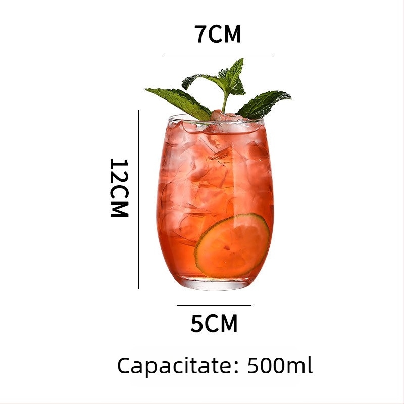 Colin Cup pahar de cocktail – Stil Nordic, sticlă, capacitate 301–400 ml, logo imprimat