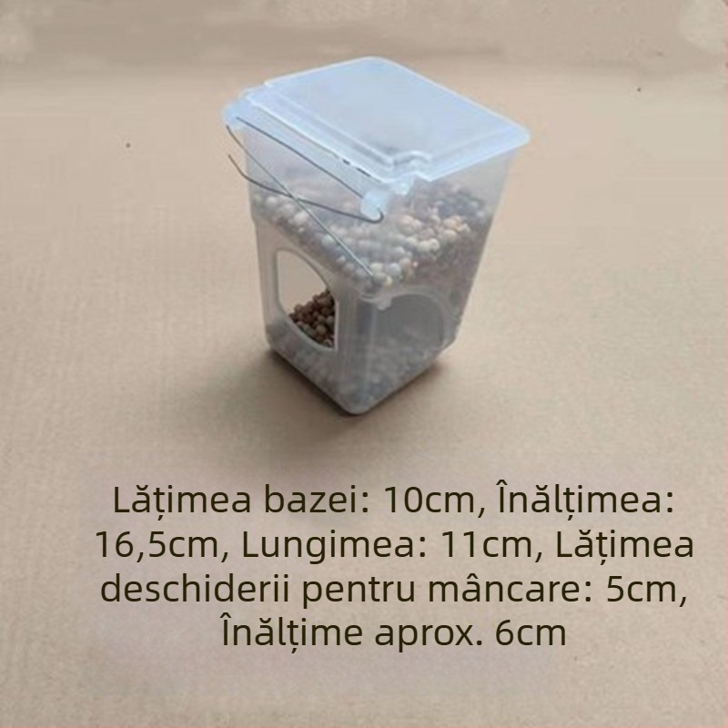 Hrănitor automat pentru porumbei, cutie de hrană antiîmprăștire pentru porumbei de curse